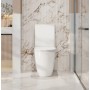 Norton Matte White Quiet flushing technology Rimless + Tornado Toilet Suite